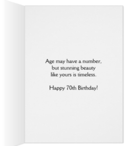 You Make 70 Look So Beautiful Card - Card for Mom on 70th Birthday