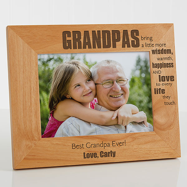 Grandpa Picture Frame - 70th Birthday Gift Idea