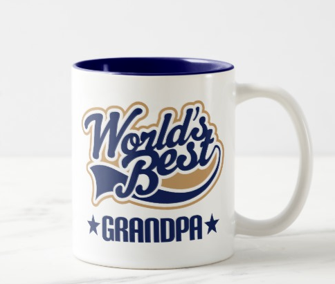 World's Best Grandpa Mug - 70th Birthday Gift Ideas for Grandpa
